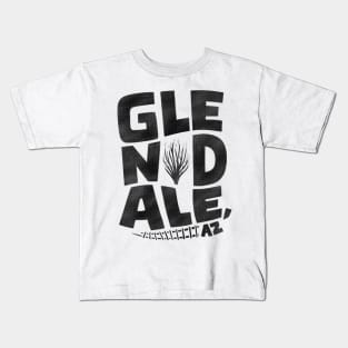 Glendale Vintage Type Kids T-Shirt